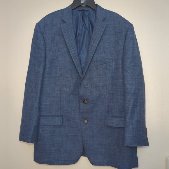 Ralph Lauren Other - Ralph Ralph Lauren Blue Blazer Sport Coat 48L Canada Union Wool/ Linen/ Silk
